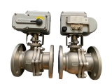 Van Bi Mặt Bích Điện DC24V