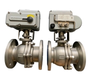 Van Bi Mặt Bích Điện DC24V