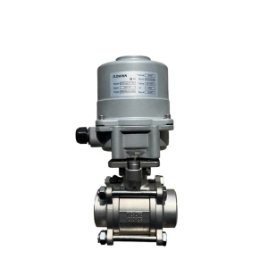 Van bi 3 thân nối hàn inox điều khiển điện