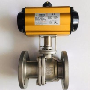 VAN BI INOX MẶT BÍCH ĐÓNG MỞ KHÍ NÉN