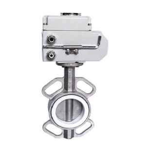 VAN BƯỚM INOX 304 RON PTFE ĐIỆN 4-20mA SANPO MALAYSIA
