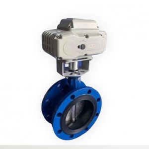 Van bướm mặt bích PN16 điện