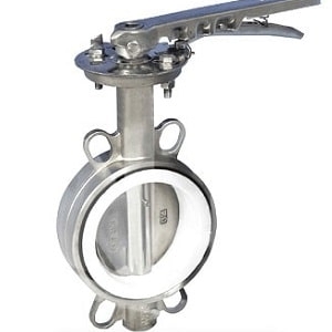 VAN BƯỚM INOX 304 PTEF TAY GẠT ERAV