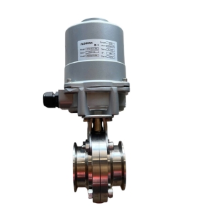 VAN BƯỚM INOX 316 NỐI CLMAP ĐIỀU KHIỂN ĐIỆN DC24V