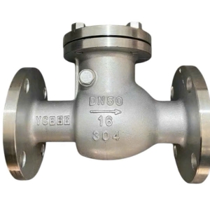 VAN 1 CHIỀU LÁ LẬT INOX 304 MẶT BÍCH H44W-16P