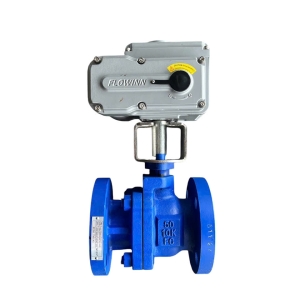 VAN BI THÉP MẶT BÍCH PN16 ĐIỆN FLOWINN