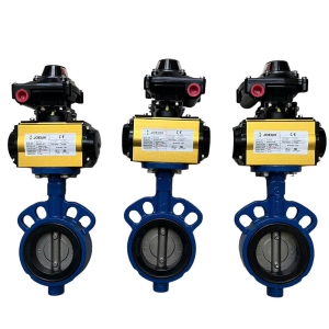 VAN BƯỚM GANG CÁNH INOX 304 ĐIỀU KHIỂN KHÍ NÉN ON-OFF JOEUN