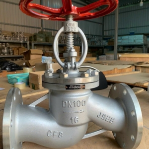 VAN CẦU HƠI INOX 304 MẶT BÍCH PN16  J41W-16P AFBV