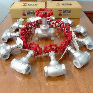 VAN CẦU HƠI GANG NỐI REN 16K