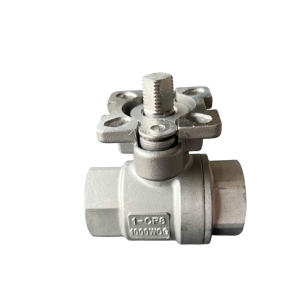 VAN BI 2 PC INOX 304 CÓ ĐẾ NỐI REN